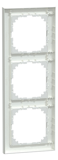 Rahmen 3f akws glz M-Pure Kst f.GEB-K aktivweiß Unterputzmontage Thermopl