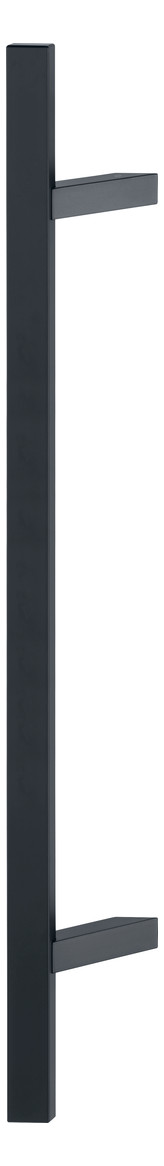 Bild HOPPE Stoßgriff E5724, BA 700mm, Breite 109mm, L 800mm, Durchmesser 40mm, verdeckt verschraubt, schwarz matt-0
