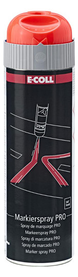 E-COLL-Markierspray PRO, rot - 500ml