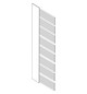 Zehnder Design-Heizkörper Yucca Mirror YM-180-60, 1766 x 600 mm, Inox Look