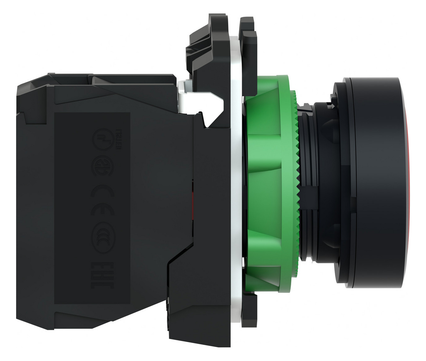 Drucktaster 1f rt rnd Ø22,5mm IP66 fl Tastend