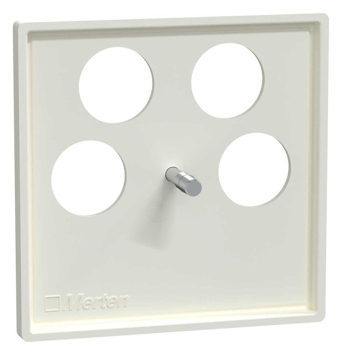 Zentralplatte Sat/TV/Radi System M polws 4f Schraubbef