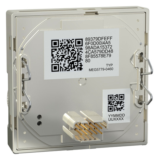 Raumtemperaturregler UP Zigbee alu mt Bedienelement Mit Vor-Ort Bedienung