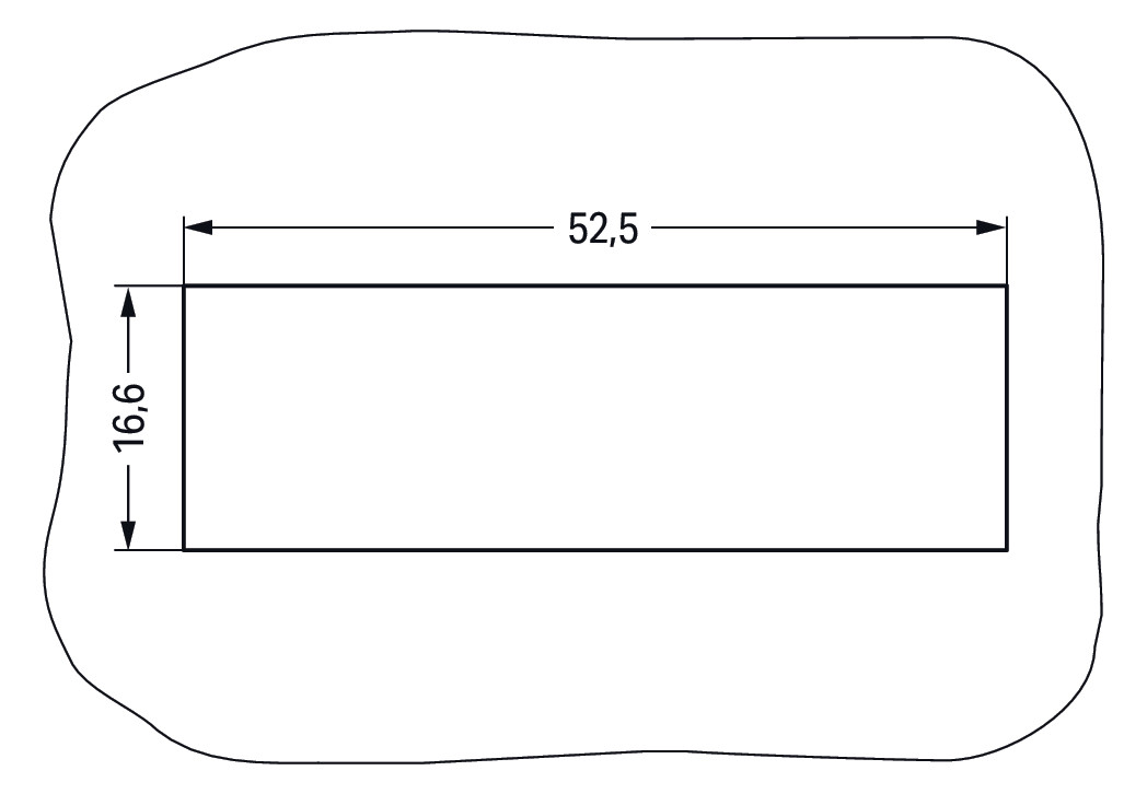 Rahmen Snap-In sw 5p Stecker/Buchse