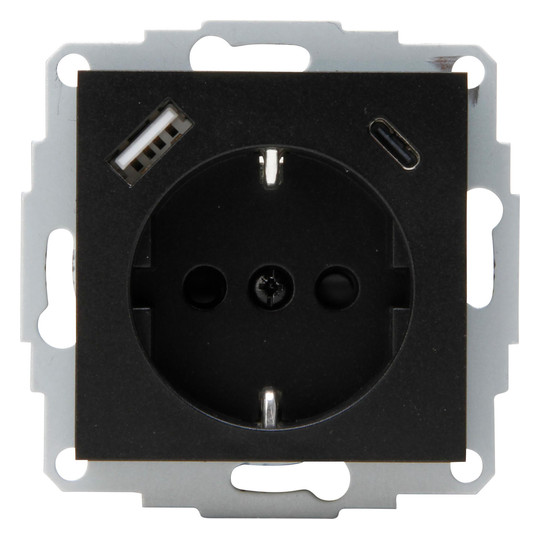 Kopp -Schutzkontakt-Steckdose USB   HK07 