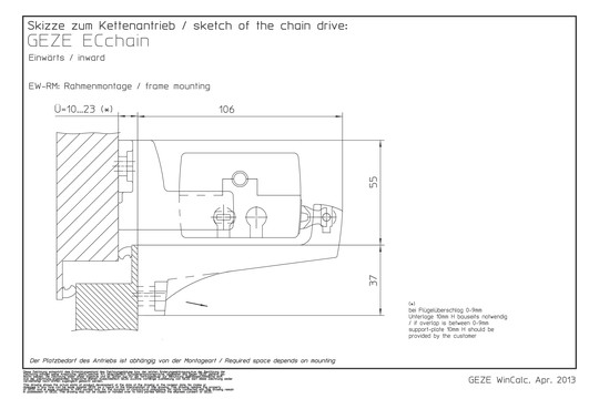 Kettenantrieb ECCHAIN grau        148259 