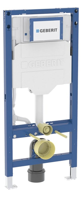 Geberit Wand-WC-Element Duofix für Sigma BH 112 cm, mit UP-Spülkasten 12cm, für Trockenbau