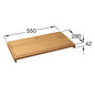 V&B Universalschneidbrett 280x550mm, Buche