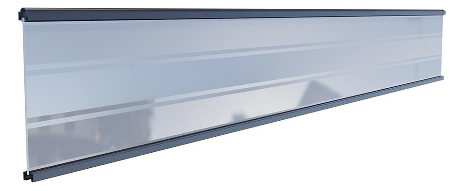 Bild TJÖRN-Serie Glasfüllung, ANTHRAZIT 6x206 x1793mm WPC-Steckzaunsystem - n.a.-0