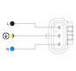 Grundfos Hocheffizienz-Umwälzpumpe Alpha1 GO 25-80 180, DN 25, 180 mm, EEI 0,2, geregelt