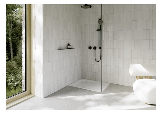 Duschwanne BetteUltra 8600 90x60x2,5cm, Antirutsch/Sense, weiß