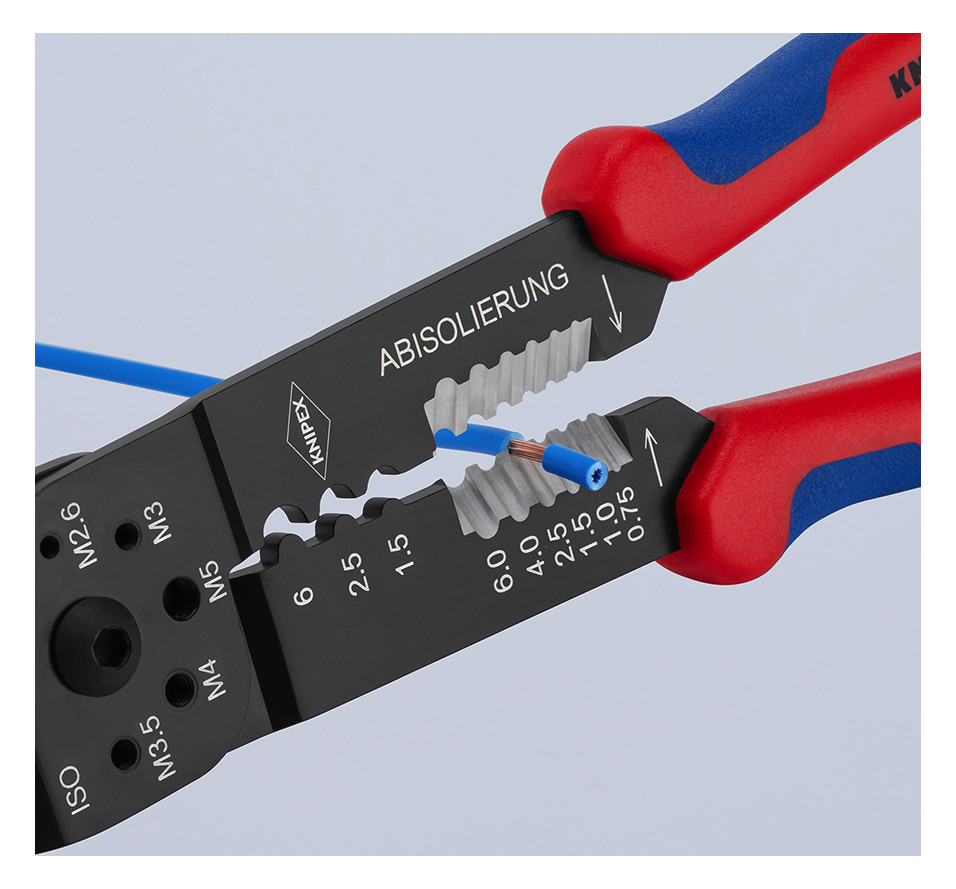 Presszange mech 240mm Kabelschuh/Verb 0,5-6qmm AWG20-10