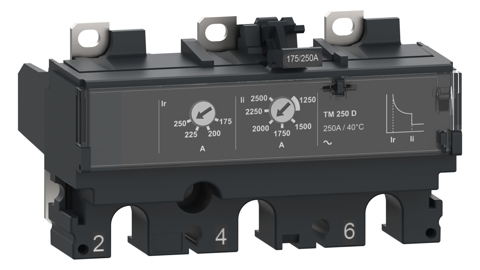 Auslösesystem 250A 3p unverzög 175-250A