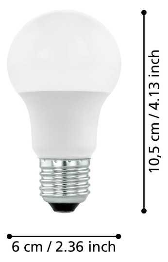 EGLO Leuchtmittel E27-LED A60 4,9W 11931 