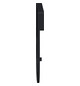 Bezeichnungsschild sw rechteck I 30x41mm Bez.Schild Symbol I