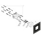 hansgrohe Grundkörper Axor ShowerComposition Rp 1/2, für Kopfbrause 2jet mit Brausearm