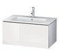 Duravit Waschtisch-Unterschrank L-Cube 82 x 48,1 cm, eiche terra, 1 Auszug, wandhängend