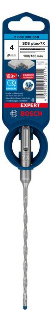 Bild Hammerbohrer EXPERT 4x100x165mm Bosch VE à 1 Stück SDS plus-7X-1