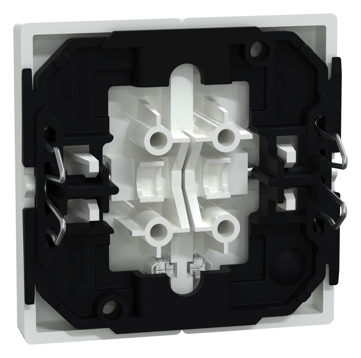 Wippe Serien Schalter System M akws glz aktivweiß Kontrollfenster/Lichtauslass