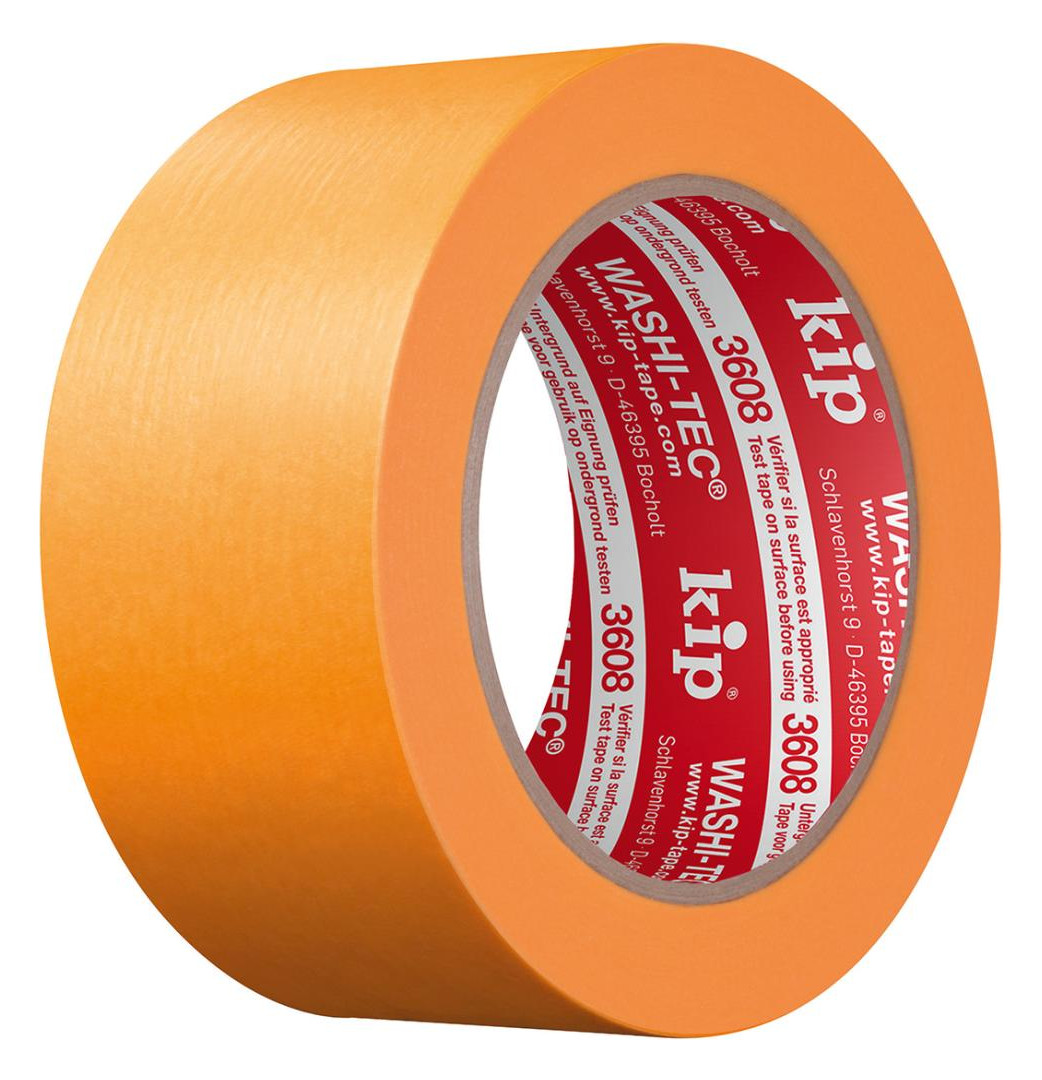 Bild Kip WASHI-TEC STANDARD Goldkrepp orange 48 mm x 50 m-0