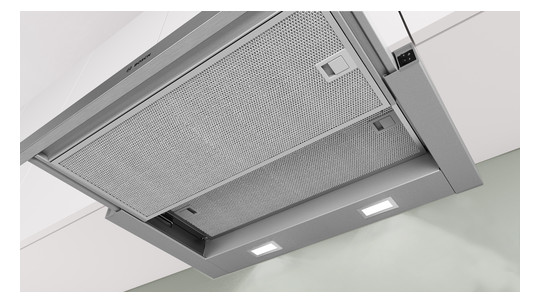 Dunstabzugshaube Flschirm 600mm si B LED 67dB 389cbm/h Ø120-150mm 3st Abl/Uml