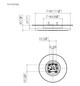 Dornbracht Regenbrause d= 300mm, für Deckenanbindung, Messing gebürstet