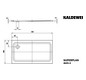 Kaldewei Duschwanne SUPERPLAN CLASSIC 443-1 100x160x4,3cm, Antislip Perl-Effekt, weiß