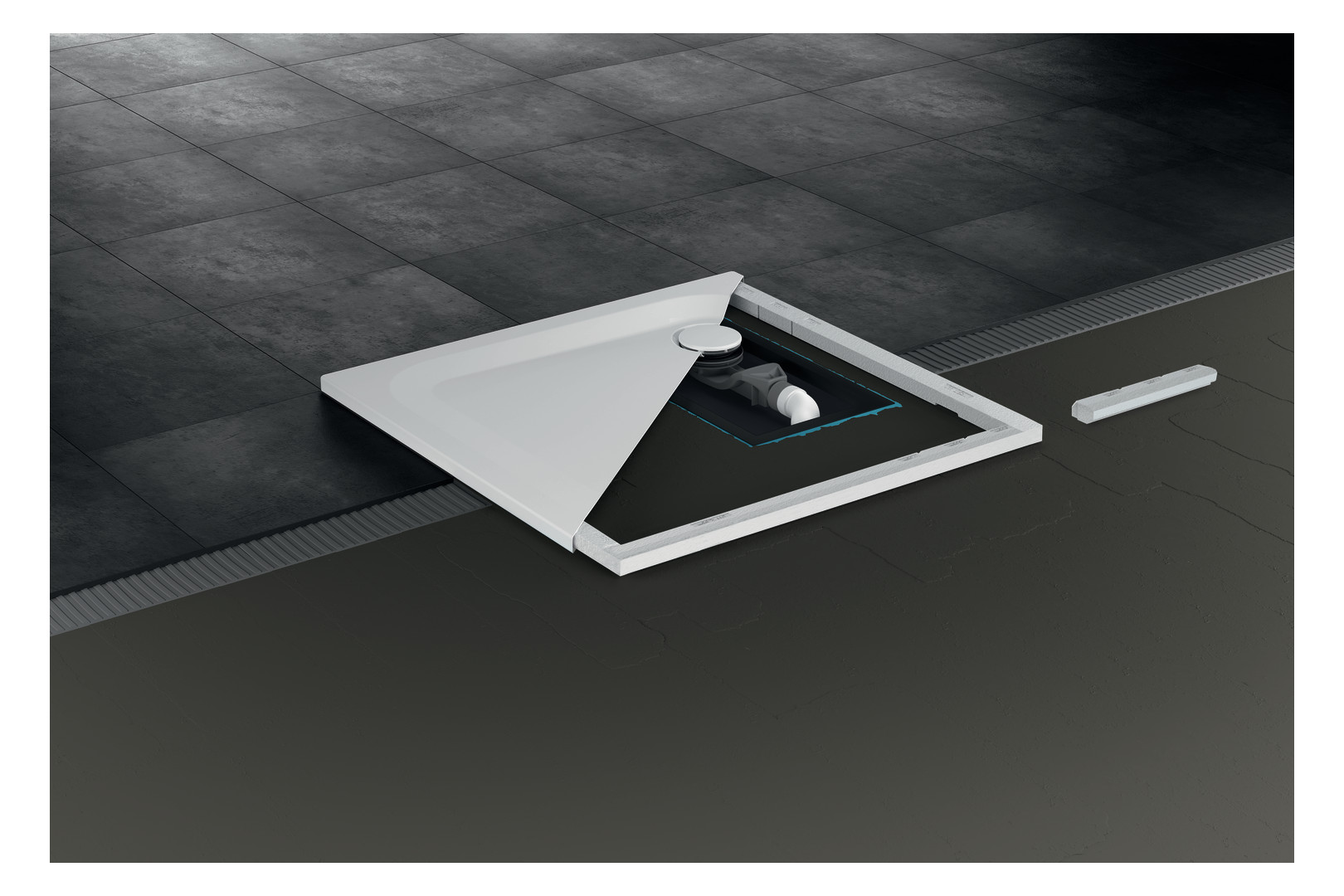 Bette Minimum-Wannenträger Flex für Duschwannen 25 mm und Duschflächen