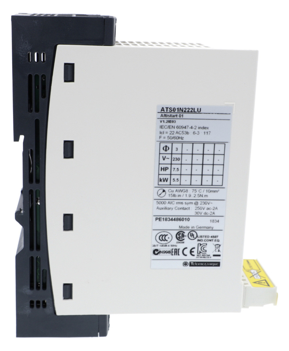 Sanftstarter 380-415V 22A 7,5kW/400V kW/230V 342-456V/50Hz