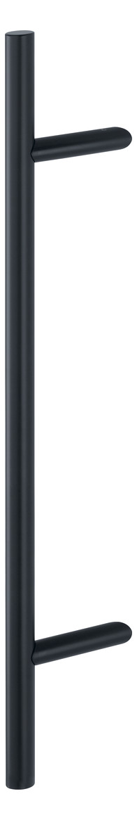 Bild HOPPE Stoßgriff E5012, BA 560mm, Breite 109mm, L 800mm, Durchmesser 30mm, verdeckt verschraubt, schwarz matt-0