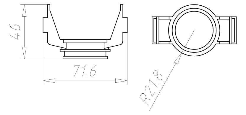 Außenwandblende Kst gr Außenwandblende Kst gr