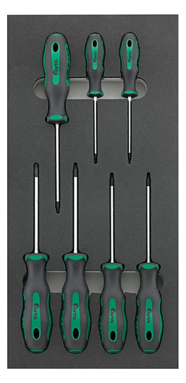 fortis-Werkzeugmodul 1/3 - 7-teilig, Schraubendreher Torx