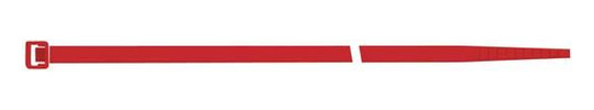 SapiSelco-Kabelbinder, Nylon, rot - 2,5x100mm ( 100...