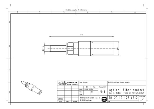 HART Sti. DIN41626 125GI (Ke 20101254212 