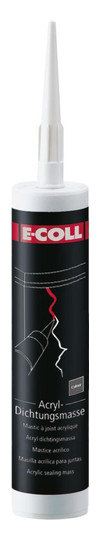 E-COLL-Acryl-Dichtungsmasse, grau - 310 ml