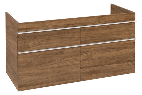 V&B Waschtisch-Unterschrank Venticello 115,3x59x50,2cm, Griff White, kansas oak