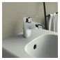 Ideal-Standard Bidet-Einhebelmischer CeraFlex mit Kunststoff-Ablaufgarnitur, Ausladung 114mm, chrom
