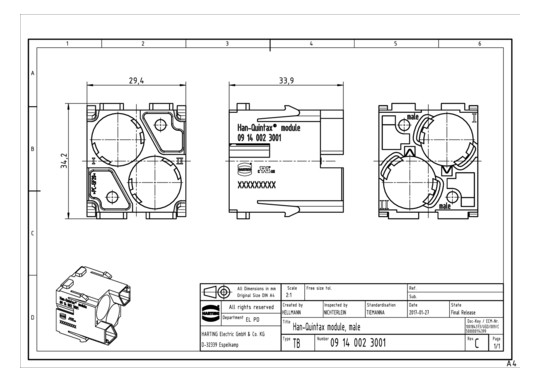 HART HAN-Quintax-Modul       09140023001 