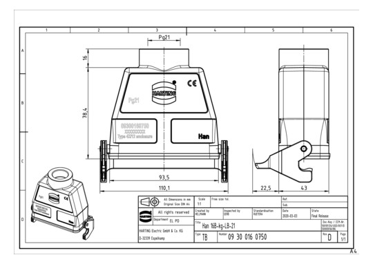 HART HAN 16B-kg-LB-21        09300160750 
