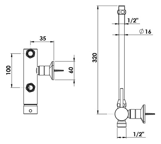 KWC Brause-Einhebelmischer Kuri verchromt, NW 1/2", mit Handbrause, für Durchlauferhitzer
