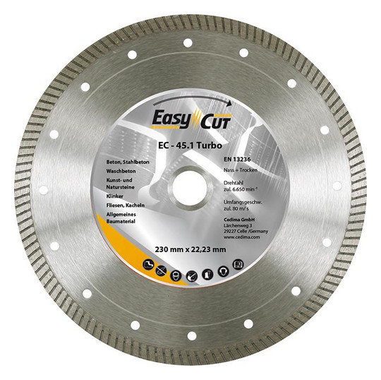 CEDIMA-Diamant-Trennscheibe EC-45.1 - 115x1,2x10mm
