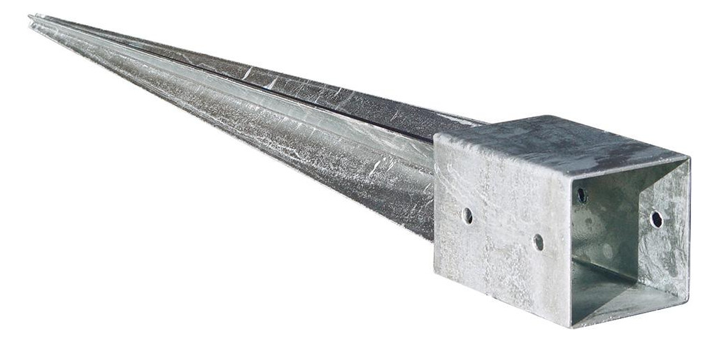 Bild Einschlagbodenhülse feuerverzinkt, 71 x 71 x 750 mm für Pfosten 7 x 7 cm - n.a.-0