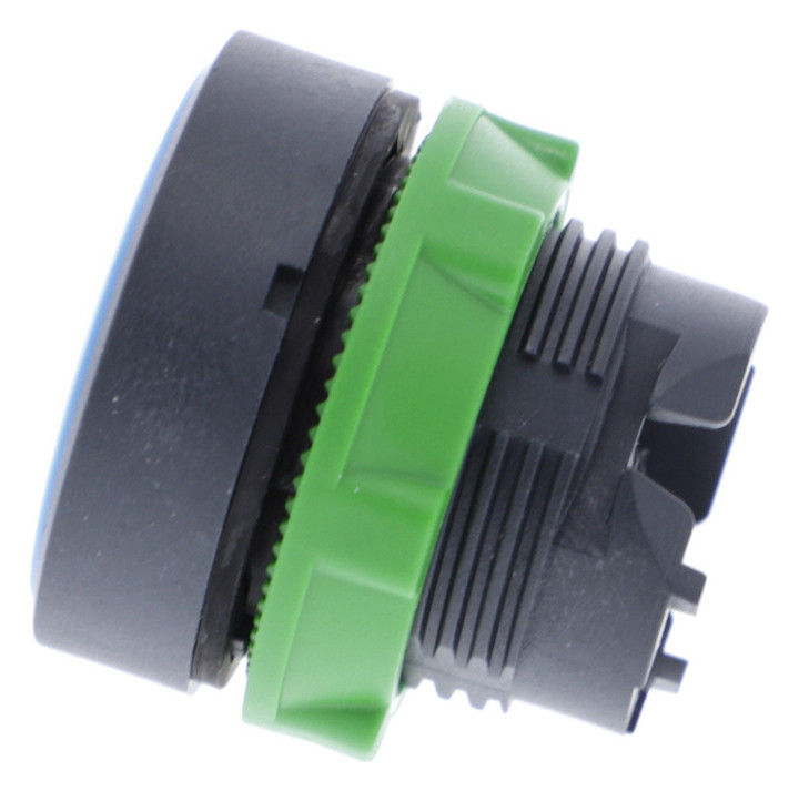 Drucktaster Front 1f bl Ø22mm rnd IP66 Tastend