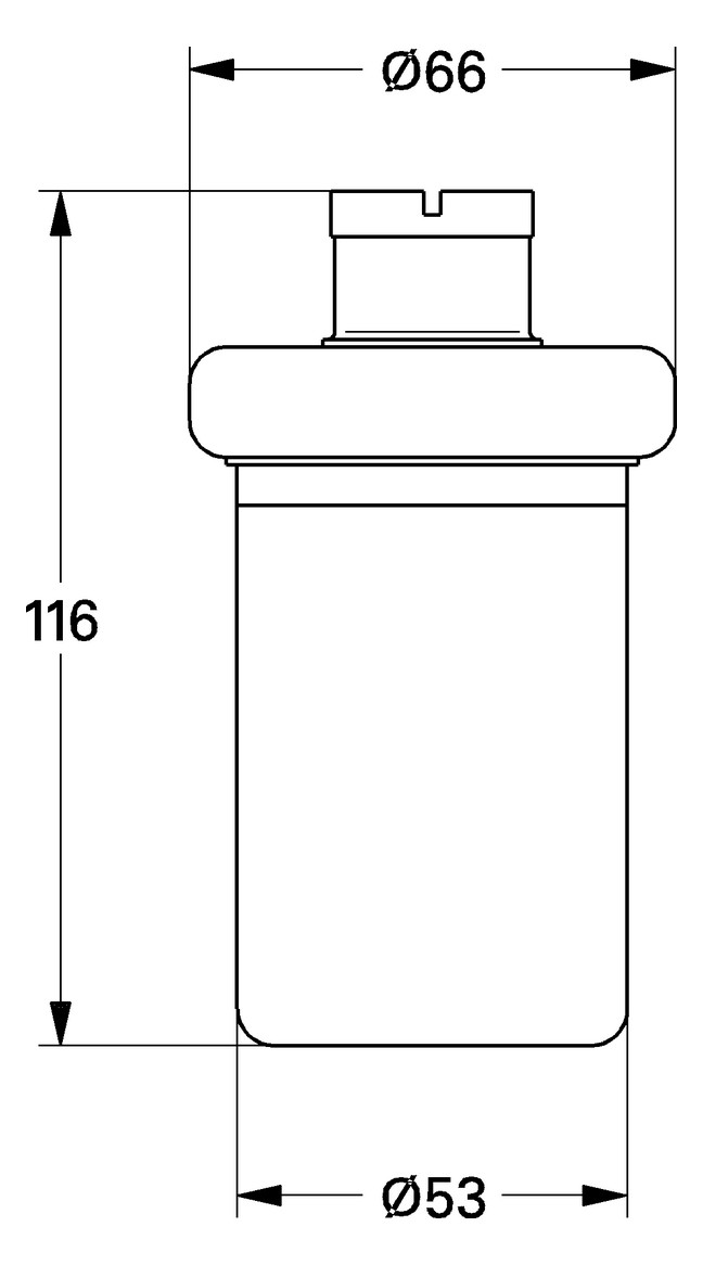 40179-ERSATZGLAS ZU SEIFENSPENDER 40179-ERSATZGLAS ZU SEIFENSPENDER