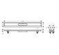 hansgrohe uBox universal Installationsset 900 mm, für Duschrinnen Fertigsets