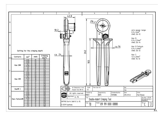 HART HARTING 4-Kerb-         09990000888 