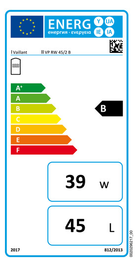 Vaillant Pufferspeicher     VP RW 45/2 B 