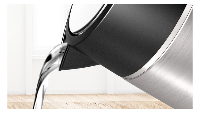 Wasserkocher 1,7l Edst DesignLine 2400W edst/sw Anzeige:außen m.Sieb