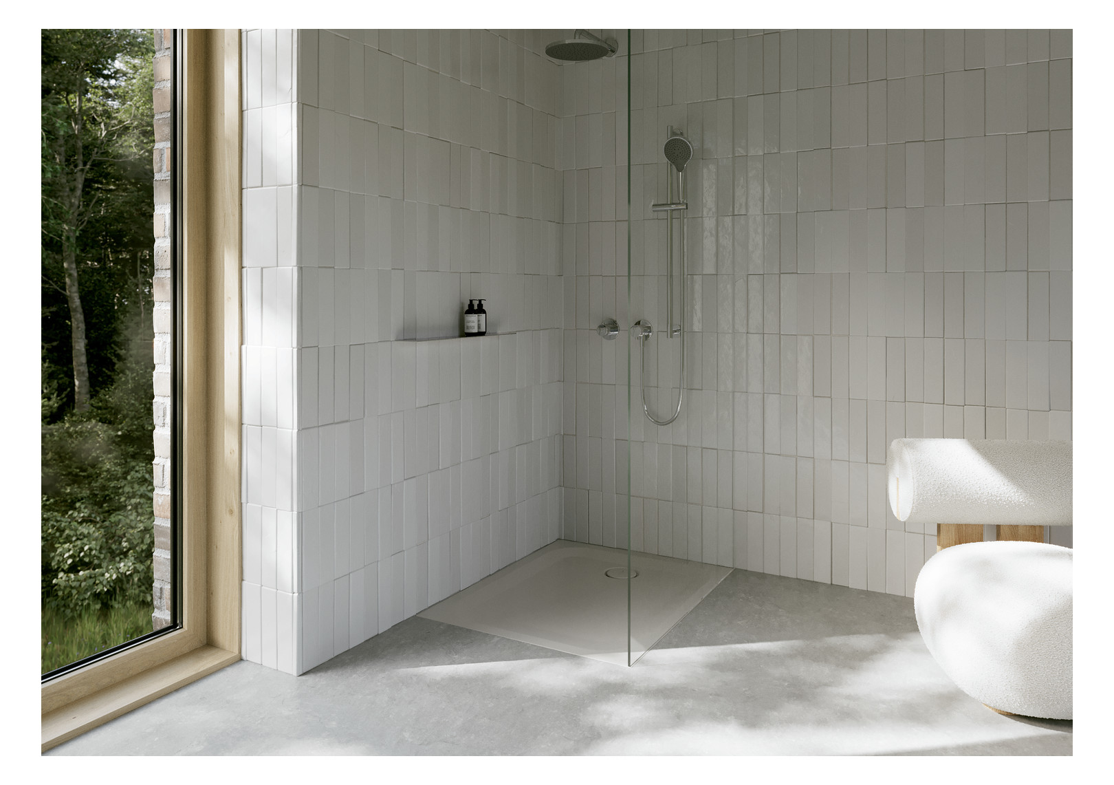 Duschwanne BetteUltra 1660 100x90x2,5cm, flax