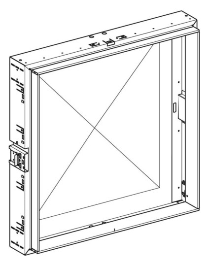 Geberit Rohbaubox ONE Breite 120 cm, für Spiegelschrank, Höhe 90cm, für Trockenbau